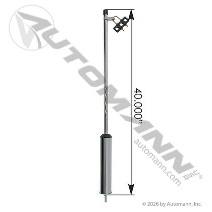 Pogo Stick - Chrome Finish 40 in. Enclosed Spring - Phillips 170400 Midland 11512 177.3003 177.3003 - Automann - FLEETPRO PARTS & TIRES
