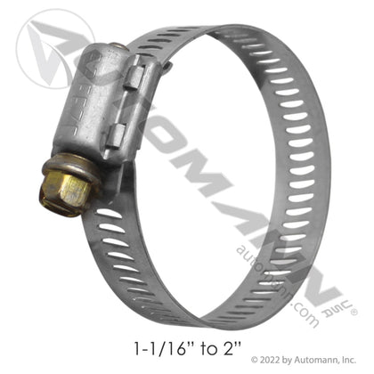OE Breeze Worm Drive Clamp - 1.06" to 2.00" 62024 32024 022324 561.20024 - B 561.20024-B - Automann - FLEETPRO PARTS & TIRES