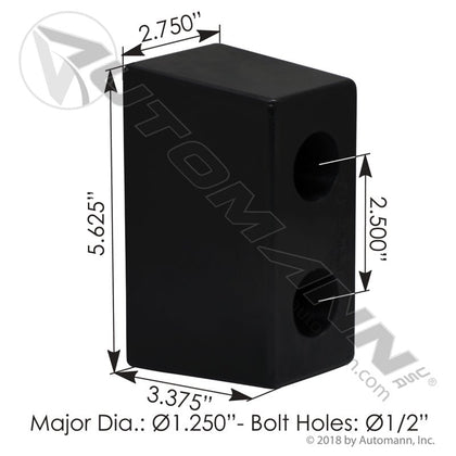 Trailer Dock Bumper Polyurethane Heavy - Fleet Premium Automann 562.6144UB 562.6144UB - Automann - FLEETPRO PARTS & TIRES