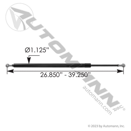 Freightliner Cascadia OE Hood Shock - 2018 - 2025 Stabilus Strut - A1721073000 565.585824 - Stabilus OE - FLEETPRO PARTS & TIRES