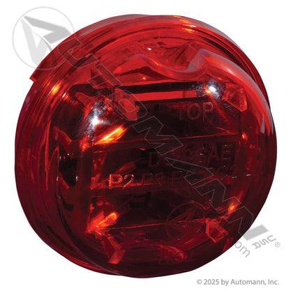 Marker Light LED 2 Inch Red - 8 - Diode PC Rated 571.LD302R8 30375R 571.LD302R8 - Automann - FLEETPRO PARTS & TIRES