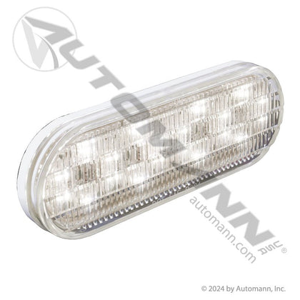 Back-Up LED Light - 6 Inch Oval 20-Diode - Trucklite 6060C BUL10CB 571.LD60W20 571.LD60W20 - Automann - FLEETPRO PARTS & TIRES