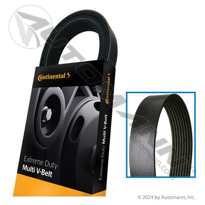 Freightliner Cascadia DD15 Serpentine Belt โ Continental OE โ Replaces K081059 815.4081060X - Continental - FLEETPRO PARTS & TIRES