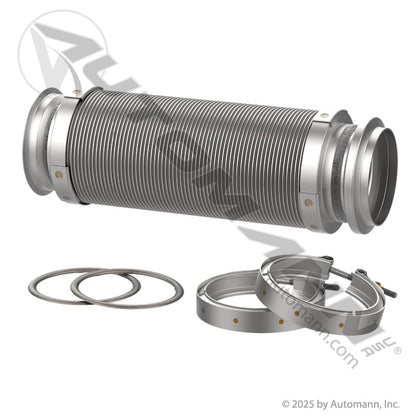 Volvo D13 Exhaust Bellows Kit (EPA17) โ Stainless Steel โ Replaces 22428625 820.B96625P - Automann - FLEETPRO PARTS & TIRES