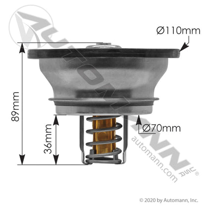 Volvo D13 Mack MP8 Thermostat โ Mahle Original OE โ Replaces 21613426 & 21412639 840.TH622639MA - MAHLE - FLEETPRO PARTS & TIRES