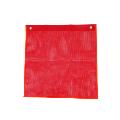 Vinyl Mesh Red Flag with Grommets - DOT Compliant Oversize Load Warning Flag EBAC109 - FleetPro - FLEETPRO PARTS & TIRES