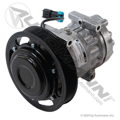 Everco HD A/C Compressor - OE Sanden SD7H15 Direct Mount 180mm 8-Groove Clutch - Volvo VNL 4732SAN EVR4732SAN EVR4732SAN - Everco HD - FLEETPRO PARTS & TIRES