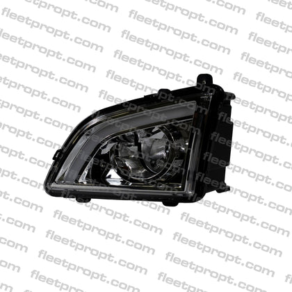 LH Fog Light Volvo VNL LED with DRL – 2018 - 2025 (Gen 3) White Housing – Driver Side OEM Replacement 82775820 F-22545-L - FleetPro - FLEETPRO PARTS & TIRES