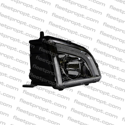 RH Fog Light Volvo VNL - LED with DRL 2018 - 2025 White Housing 82775822 564.96072R F-22545-R - FleetPro - FLEETPRO PARTS & TIRES