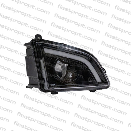 RH Fog Light Volvo VNL LED – 2018 - 2025 (Gen 3) Black Housing – Passenger Side OEM Replacement 82775822 F-22546-R - FleetPro - FLEETPRO PARTS & TIRES