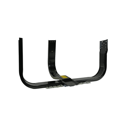 Trailer Spare Tire Carrier – Heavy - Duty Steel Chassis Mount – Fits Most Semi - Trailers & Flatbeds – Black Finish F-23232 - FleetPro - FLEETPRO PARTS & TIRES