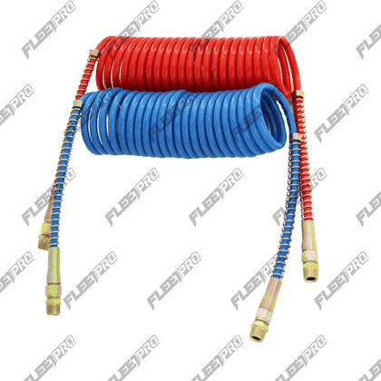 15FT Single Layer Air Hose – 1/2" Diameter Heavy - Duty Rubber F-244 - FleetPro - FLEETPRO PARTS & TIRES