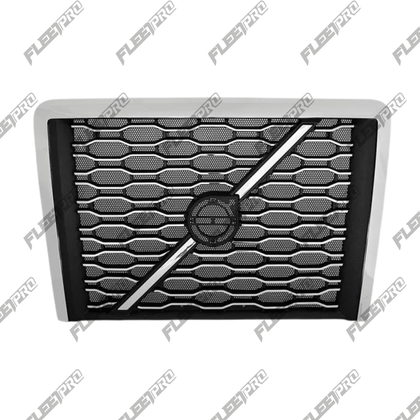 Volvo VNL Radiator Grille Screen - 2018 - 2025 Chrome Front - 84724157 F-3324 - FleetPro - FLEETPRO PARTS & TIRES