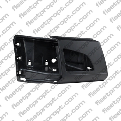 RH Corner Bumper Volvo VNL Black with Fog Light Hole โ 2018 - 2025 (Gen 3) OEM Replacement 82750070 F-3424A-R - FleetPro - FLEETPRO PARTS & TIRES