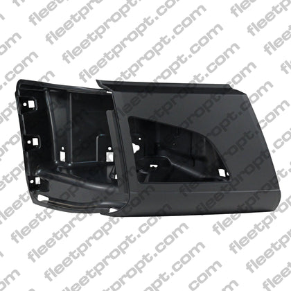 RH Corner Bumper Volvo VNL Black with Fog Light Hole โ 2018 - 2025 (Gen 3) OEM Replacement 82750070 F-3424A-R - FleetPro - FLEETPRO PARTS & TIRES