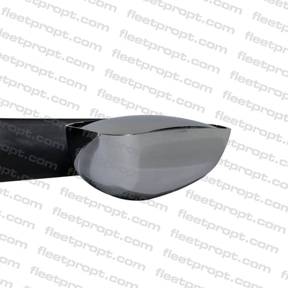 Cascadia Hood Mirror (2018–2026) – Driver Side Chrome Cover – Heated – Replaces A22 - 77791 - 010 F-360124-LS32 - FleetPro - FLEETPRO PARTS & TIRES