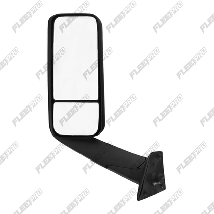 Cascadia Door Mirror (2018–2026) – Driver Side Black – Heated & Power Adjustable – Replaces A22 - 78606 - 004 F-36723-LS23 - FleetPro - FLEETPRO PARTS & TIRES