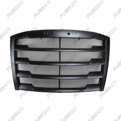 2018 - 2025 Freightliner Cascadia Black Grille (Premium) with Steel Bug Screen - Replaces A17 - 20832 - 014 FP-128-0023 - FleetPro - FLEETPRO PARTS & TIRES