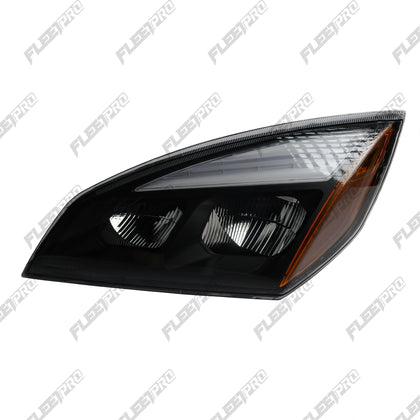 Cascadia LED Driver Headlamp Assembly - Premium Left Side (2018 - 2025) - Replaces A66 - 01405 - 004 FP-128-7036L - FleetPro - FLEETPRO PARTS & TIRES
