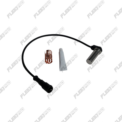 90 Degree ABS Wheel Sensor - 12" Lead with DIN Connector - Replaces R955335 FP-1315335 - FleetPro - FLEETPRO PARTS & TIRES