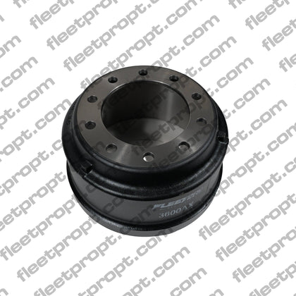 3600AX Brake Drum โ 16.5" x 7" Drive & Trailer Axle โ Outboard Mount โ Heavy Duty FT-3601 - FleetPro - FLEETPRO PARTS & TIRES