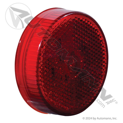 Reflex Marker & Clearance LED Light - 2-1/2 Inch Round Red 7-Diode - Trucklite 1052 G1002 571.LD11R7