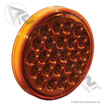 Front Park Turn LED Light - 4 Inch Amber 24-Diode with Reflector - Grand General 78270 571.LD40A24