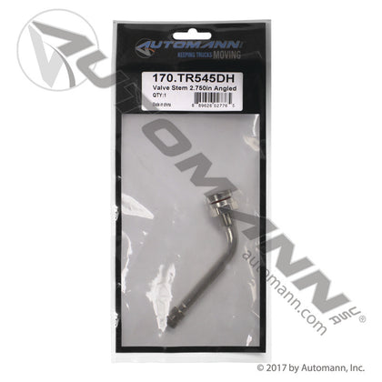 Tubeless Valve Stem 3.700in Angled 60 Degree - TR545DH Alcoa Style Aluminum Wheel 170.TR545DH