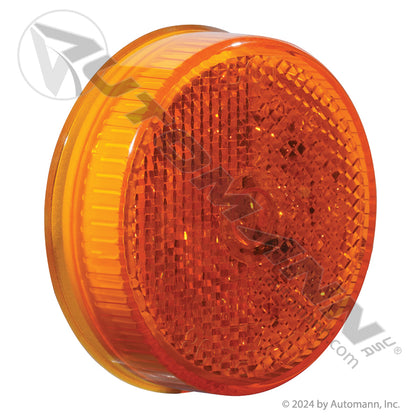 LED Reflex Marker Clearance Light - 2-1/2in Round Amber 7-Diode - Trucklite 1052A Grote G1003 571.LD11A7
