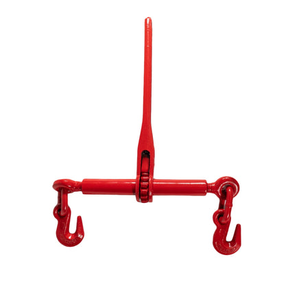 Ratchet Chain Binder 5/16" - 3/8" with Slip Hook & Grab Hook - 6,600 lb WLL KLB006A - FleetPro - FLEETPRO PARTS & TIRES