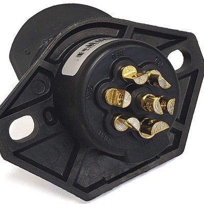 Phillips STA - DRY 7 Pin Socket – Waterproof Ring Terminal – Replaces 16 - 722 PHI16-722 - Phillips - FLEETPRO PARTS & TIRES