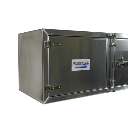 60 Inch Aluminum Storage Toolbox with Cam Lock - 18x24x60 Heavy Duty Box TC-182460 - FleetPro - FLEETPRO PARTS & TIRES