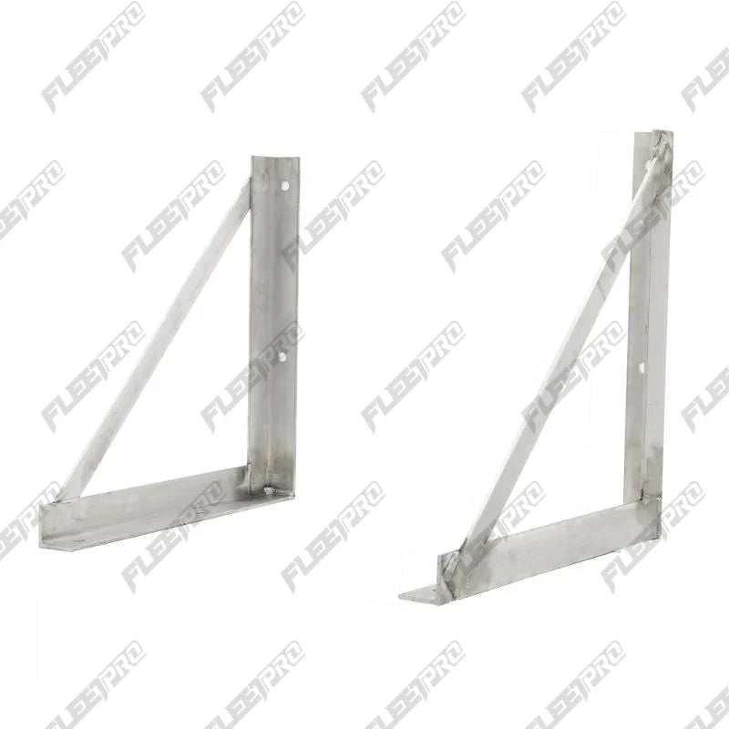 Underbody Tool Cabinet Mounting Brackets – 18" x 18" Aluminum Set – L & R Pair 10.1818.KIT - FleetPro - FLEETPRO PARTS & TIRES