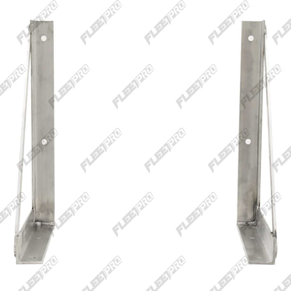 Trailer Tool Cabinet Mounting Brackets – 18" x 24" Aluminum – L & R Set 10.1824.KIT - FleetPro - FLEETPRO PARTS & TIRES