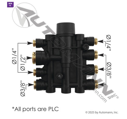 Air PPV Manifold for Volvo & Mack (2010 - Up) – Pressure Protection Valve – Replaces 22196730 20913828 170.1022 - Automann - FLEETPRO PARTS & TIRES