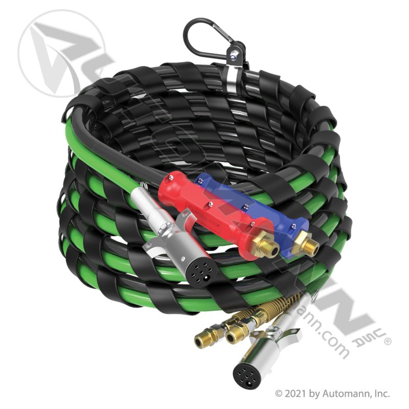Automann 20ft Air Line Kit - 3 - in - 1 ABS Hose Assembly 179.3012.20NB 179.3012.20NB - Automann - FLEETPRO PARTS & TIRES