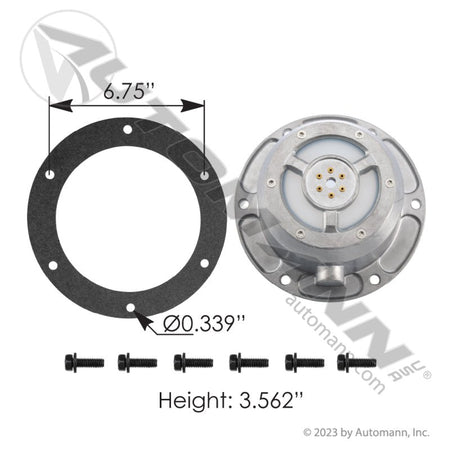SKF PSI Hub Cap – Meritor TP/WP & Hendrickson HP Axles – Replaces 3143700 180.CR1898 - SKF - FLEETPRO PARTS & TIRES