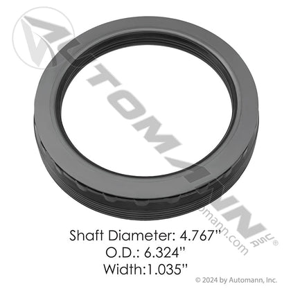 SKF Scotseal X-Treme Drive Axle Seal - HNBRX Unitized 4.767 in Shaft - 47691XT 370003A 181.CR47691XT 181.CR47691XT - SKF - FLEETPRO PARTS & TIRES