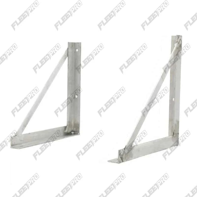 Underbody Tool Cabinet Mounting Brackets – 18" x 18" Aluminum Set – L & R Pair
