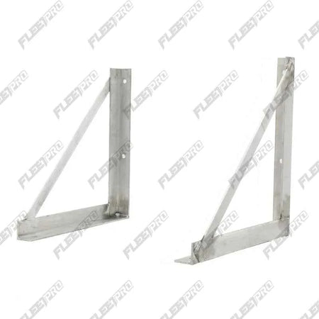 Underbody Tool Cabinet Mounting Brackets – 18" x 18" Aluminum Set – L & R Pair