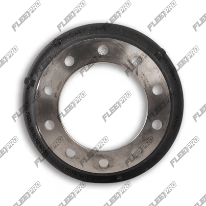 16.5 x 7 Brake Drum – 10 Hole Outboard Mount – 112 lbs – Replaces Gunite 3600AX 3600AX-Silver - FleetPro - FLEETPRO PARTS & TIRES