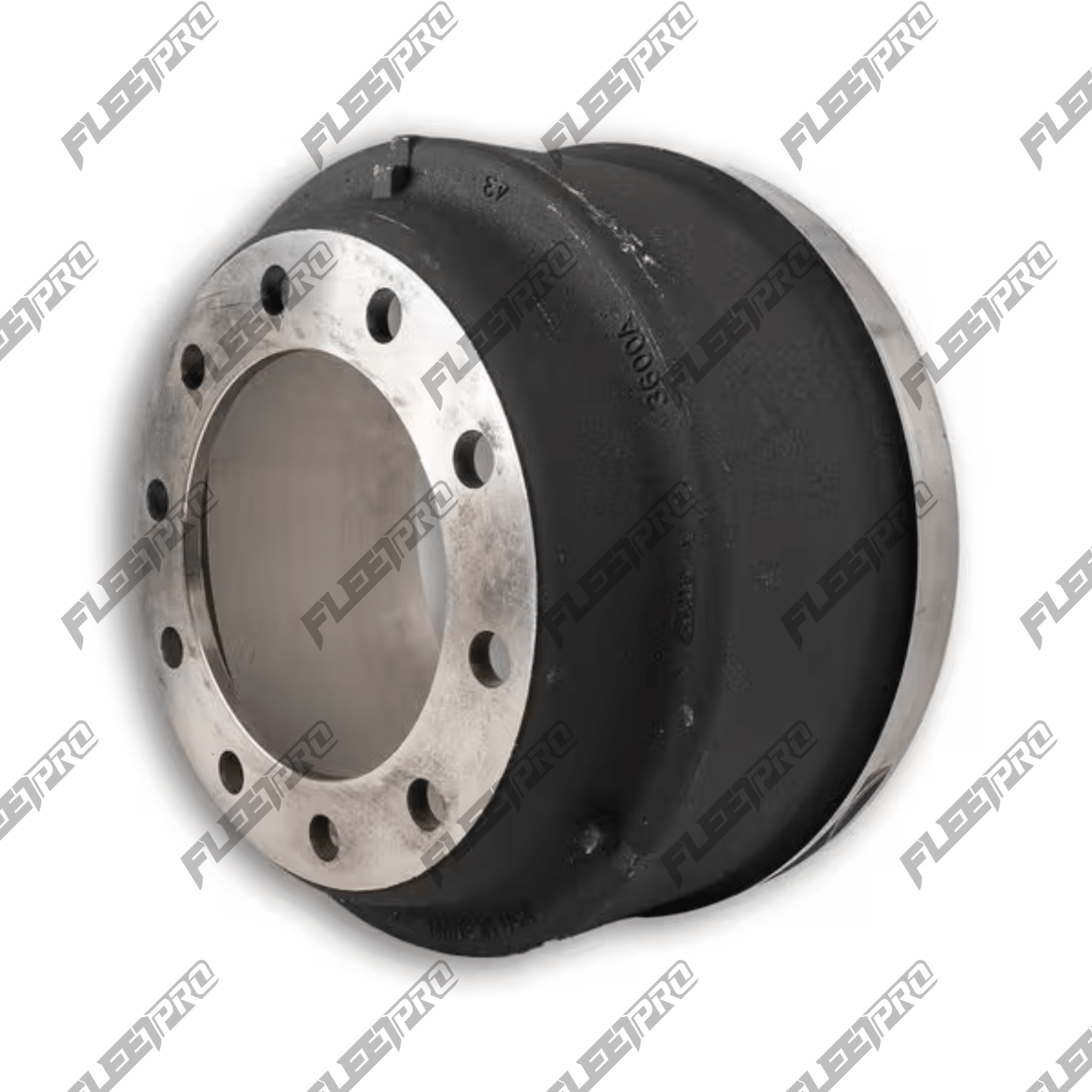 16.5 x 7 Brake Drum – 10 Hole Outboard Mount – 112 lbs – Replaces Gunite 3600AX 3600AX-Silver - FleetPro - FLEETPRO PARTS & TIRES