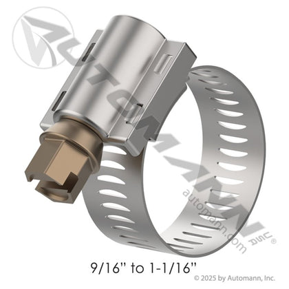 OE Breeze Worm Drive Clamp - 0.56" to 1.06" HC10 62010 32010 561.20010 - B 561.20010-B - Automann - FLEETPRO PARTS & TIRES