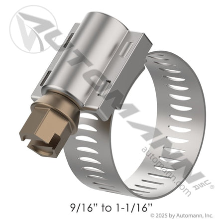 OE Breeze Worm Drive Clamp - 0.56" to 1.06" HC10 62010 32010 561.20010 - B 561.20010-B - Automann - FLEETPRO PARTS & TIRES