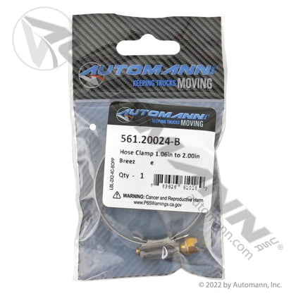 OE Breeze Worm Drive Clamp - 1.06" to 2.00" 62024 32024 022324 561.20024 - B 561.20024-B - Automann - FLEETPRO PARTS & TIRES