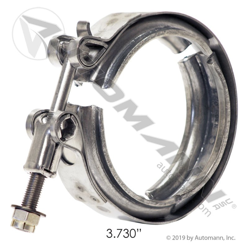 Volvo EGR Tube V - Band Clamp – Breeze OE 3.65" – Replaces 20755169 561.29365-B - Automann - FLEETPRO PARTS & TIRES