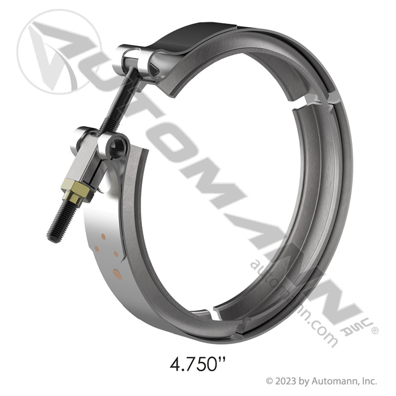 Volvo Mack V - Band Clamp – 4.76" Stainless Steel – Replaces 21060426 561.29476 - Automann - FLEETPRO PARTS & TIRES