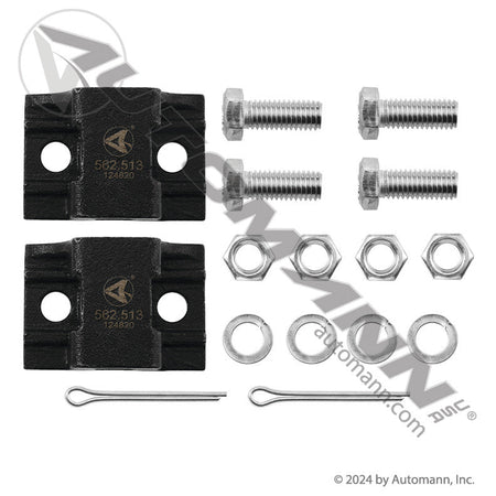 Bar Hanger Mount Kit 5/8in Horizontal Mount - 1.875in Centers - Replaces Betts K711 03100899 562.513 562.513 - Automann - FLEETPRO PARTS & TIRES
