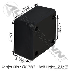 Heavy Duty Trailer Dock Bumper - Vanguard RDB00003 Automann 562.6176