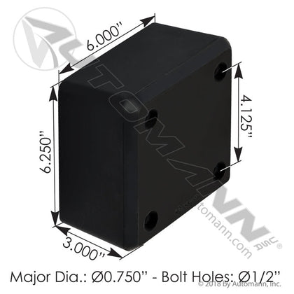 Heavy Duty Trailer Dock Bumper - Vanguard RDB00003 Automann 562.6176 562.6176 - Automann - FLEETPRO PARTS & TIRES